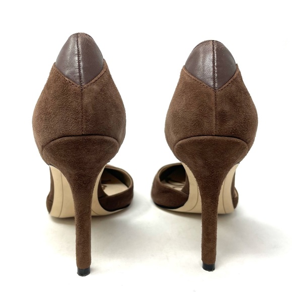 Sam Edelman Delilah Brown Suede D’Orsay Heels Size 8.5 - Picture 7 of 8